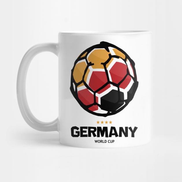 Germany Football Country Flag by KewaleeTee